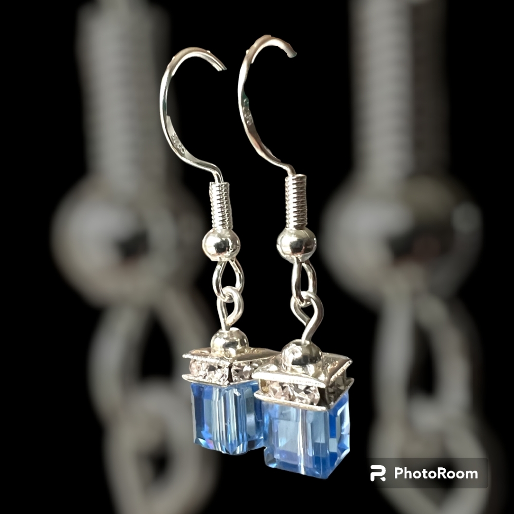 925 Silver & Austrian Crystal Earrings